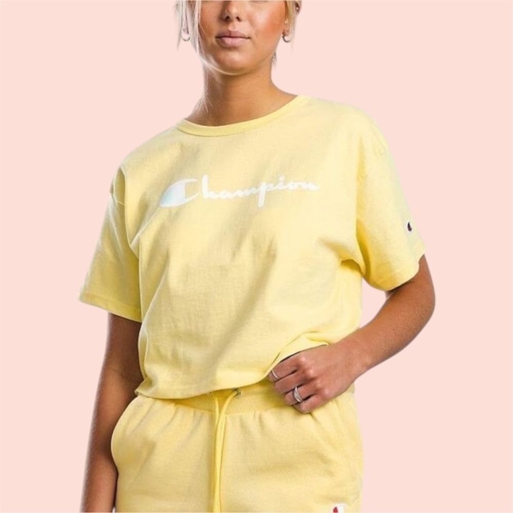 Champion Heritage Neon Cropped T-Shirt